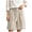 Beige*Prime Day Deals, variant on Kinrui Womens Washed Vintage Athletic Shorts Elastic Waist Drawstring Long Sleeeve Sweat Shorts S-3XL