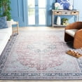 thumbnail image 4 of SAFAVIEH Tucson Stacy Traditional Machine Washable Area Rug, 9' x 12', Rust/Sage, 4 of 15