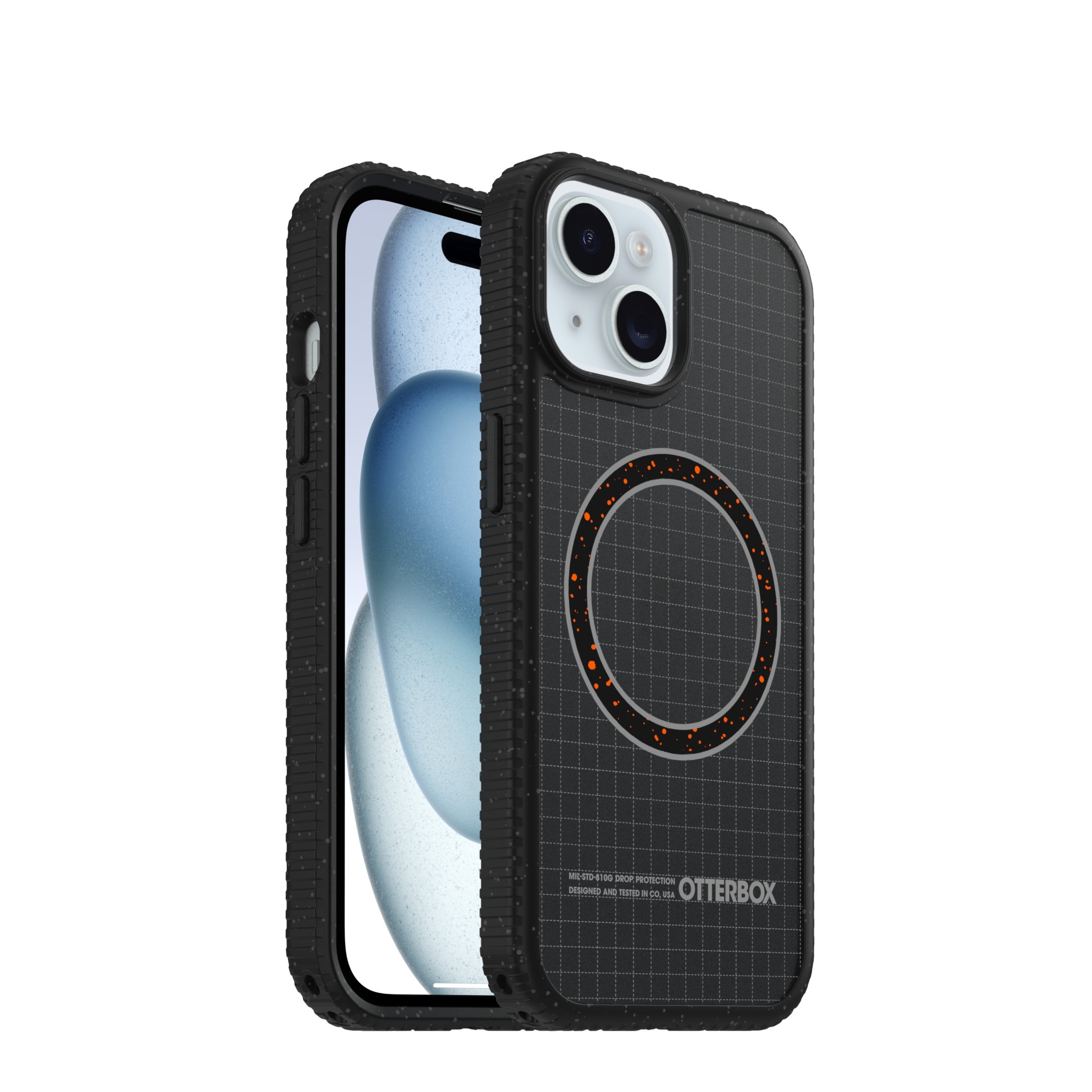 OtterBox Sole Series Case with MagSafe for Apple iPhone 15, iPhone 13, iPhone 14, iPhone 16e, iPhone 17e - Black