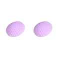thumbnail image 1 of Injueey Almohadilla protectora para cerradura de puerta, autoadhesiva de goma después de la forma de Golf, almohadillas de pared silenciosas a Púrpura 2piezas, 1 of 6