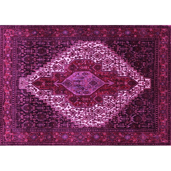 Ahgly Company Indoor Rectangle Persian Pink Traditional Area Rugs, 5' x 8'
