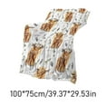 thumbnail image 3 of JoyMoreHome Highland Cow Pattern Throw Blanket, 39.4x51.2 Inch Cute Printed Soft Cozy Blanket, for Bed, Sofa, Camping, Camping, 3 of 6