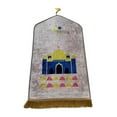 thumbnail image 2 of simhoa Prayer Mat Floor Carpet Decoration Portable Floor Rug Soft Prayer Carpet Mat Light Pink, 2 of 7