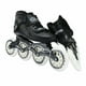 thumbnail image 2 of Patines de velocidad en línea para adultos para mujeres y hombres, patines de patinaje profesional, patines de carreras de alto rendimiento, unisex negro (Blackwhite, US 9/EU 42), 2 of 5