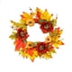 thumbnail image 1 of Price cut Maple Leaf Wreath,Artificial Leaf Wreath, Door Hanging Decoration, Festival Props, Hanging Window Wall Hanging, 1 of 5