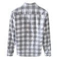 thumbnail image 6 of Rggeeun Men's Shirts Male Plaid Lapel Long Sleeve Shirt Casual Male Shirt Lightweight Fashion Casual Hawaiian Beach Comfort Tops, 6 of 6