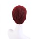thumbnail image 3 of Gorro étnico de seda brillante con cinta para quimioterapia, material cómodo y de uso versátil, 3 of 6