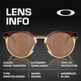 thumbnail image 4 of Oakley OO9242 HSTN Round Shaped Non-Polarized Sunglasses for Men - Includes Official Eyewear Kit - Dark Amber/Light Curry Frame with Prizm Tungsten Lens, 4 of 6