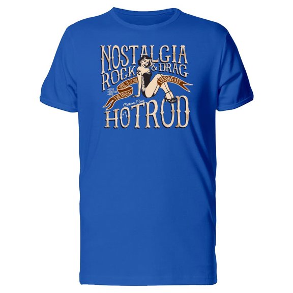 Nostalgia Rock & Drah Hotrod Tee Men's -Image by Shutterstock
