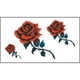 thumbnail image 1 of Pegatinas de tatuaje, tatuaje temporal para hombres, mujeres, adultos, flores, tatuajes corporales, tatuajes temporales, pegatinas extraíbles., 1 of 2