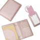 thumbnail image 1 of Funda protectora para pasaporte CHAO Oro rosa Bloqueo RFID con etiqueta de equipaje, 1 of 5