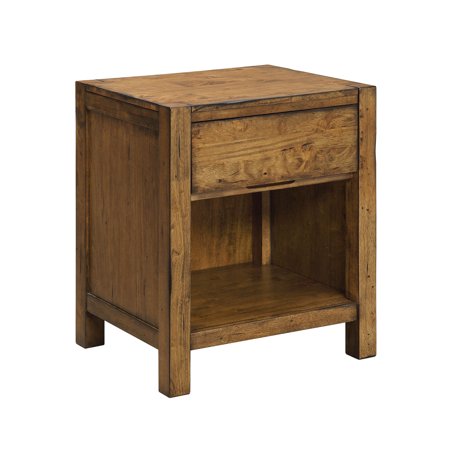 Better Homes And Gardens Bryant Nightstand Rustic Maple Brown Finish Walmart Com Walmart Com