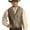 Taupe, variant on Scully Rangewear Men's Rangewear Taupe Paisley Button Vest Taupe Small