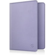 Fintie Passport Holder Travel Wallet RFID Blocking PU Leather Card Case Cover (Lilac Purple)