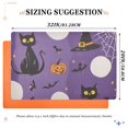 thumbnail image 6 of Yayeee Doormat for Indoor Entrance 32" x 20" Non Slippery Floor Rug, Halloween Black Cat, 6 of 8