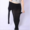 thumbnail image 2 of Collants en Velours Printemps et Automne 120d Plus Engrais Augmentation Taille 200kg Leggings, 2 of 5