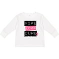 thumbnail image 3 of Inktastic Breast Hope Love Cure Boys or Girls Long Sleeve Toddler T-Shirt, 3 of 5