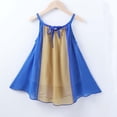 thumbnail image 3 of FRSASU Kids Dress Outfits ,Girls Summer Rainbow Striped Stitching Dress Princess Dress, 3 of 8