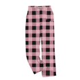 thumbnail image 4 of Men's Flannel Plaid Pajama Pants Cotton Lightweight Pajama Bottoms with Pockets Comfy Sleepwear Lounge Pj Slacks Pants, 4 of 4