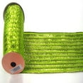 thumbnail image 1 of Vickerman 2.5" Lime Metallic Dot Christmas and Craft Ribbon. 2.5" Wide x 10 Yards in Length Wire Edged to allow Bending and Shaping., 1 of 6
