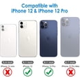 thumbnail image 2 of Case for iPhone 12 Case iPhone 12 Pro Case Military Grade Drop Case with Kickstand Metel Ring Magnetic Holder Shockproof Protective for iPhone 12 iPhone 12 Pro Phone Case (Blue), 2 of 9