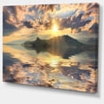 thumbnail image 2 of Hill Overlooking the Seaside Town - Landscape Canvas Art Print, 2 of 3
