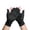 Black, variant on Fingerless Compression Support Gloves with Adjustable Wrist Strap for Men Women, Soft Stretch Hand Gloves for Office Typing Daily Use