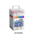 thumbnail image 3 of 24 Colors Round Tip Acrylic Paint Markers,Drawing Pens for Stone, Wood, Canvas, Ceramic, Glass, Rock Painting and DIY Crafts, 3 of 7
