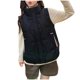 thumbnail image 4 of Chaqueta informal sin mangas con capucha, bolsillos y cuello alto, con bloques de color, para mujer. Chaqueta de algodón para mujer., 4 of 4