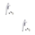 thumbnail image 4 of stanreset 1/2/3/5 Window Handle Home Hardware Lever Casement Locking Handles Convenience Balcony Handily Install Decorative Cap Gray Rustproof Left White 2PCS, 4 of 6