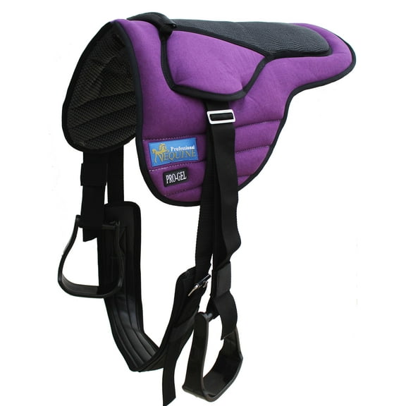Horse SADDLE PAD Western Lightweight Neoprene Padded Bareback Purple 39186PR