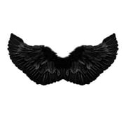 Adult Angel Wings Deluxe Feather Wings with Elastic Straps Halloween Costume Accessory for Men Women