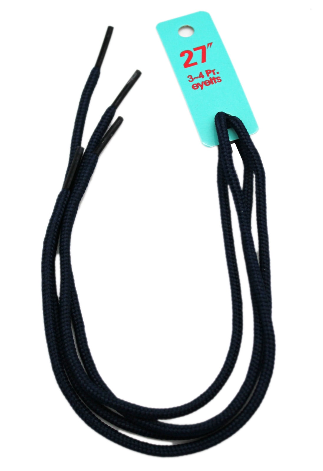 Tube Lace Navy Blue Colored 34 Pr. Eyelets Shoelaces (2pc, 27