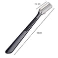 thumbnail image 3 of Cuchillo para cejas - Cuchillo para barba en paquete de 3 Negro, 3 of 4