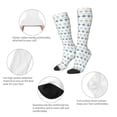thumbnail image 6 of Lsque Sea Turtle Printed Crew Socks Men's Women's LightWeight Thin Casual Calf Socks ,Knee High Socks,Cotton Socks, 6 of 9