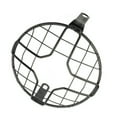 thumbnail image 3 of ALLTIMES 6.5 Inch Motorcycle Headlight Grill Light Cover, for Cruiser for Chopper for Bobber for Old School for Cafe Racer, Metal Black, 3 of 7