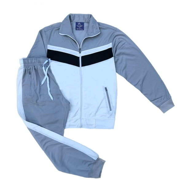 Men's Flex-It Activewear Jogger Track Jacket & Track Pants Jogging Suit ...