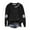 Black, variant on Up To 50% Off Oversized Sweatshirt for Women Women's Happy Easter English Printed Round Neck Long Sleeve Hooded Sweatshirt