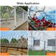 thumbnail image 5 of QinaQin Alambre de púas tipo razor, paquete de 5 rollos de 50 pies cada uno, acero galvanizado para cercado y protección en jardín o terreno, 5 of 9
