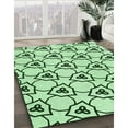 thumbnail image 2 of Ahgly Company Indoor Square Patterned Mint Green Area Rugs, 7' Square, 2 of 6