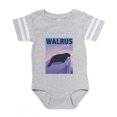 thumbnail image 1 of CafePress - Graphic Walrus - Cute Infant Baby Football Bodysuit, 1 of 1