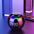 thumbnail image 4 of Bdday Wireless Bluetooth Speaker Colorful Subwoofer With LED Display FM Radio Alarm Clock Bluetooth Hifi Card MP3 Music Play, 4 of 9