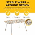 thumbnail image 4 of Thanksgiving Eucalyptus Table Cloths for 8 Foot Rectangle Tables, Fall Leaves Autumn Retro Plants Patio Waterproof Elastic Fitted Tablecloths, Washable Rectangular Table Cover for Camping, 4 of 8