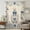 Blue, Navy, Cobalt, Porcelain, variant on Duck Sheer Curtains 45 Inches Long for Bedroom, Farmhouse Green Bows Love Hearts Rustic Floral Leaves Light Filtering Privacy Drapes, Breathable Semi Sheer Short Window Treatment for Kitchen Cafe