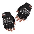thumbnail image 1 of Guantes de moto Baoblaze ATV deportes al aire libre medio completo negro, 1 of 7