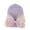 Light Blue, variant on Hjtefg Baby Bow Knot Turban Hat, Toddler Hat Head Wrap Cap, Comfortable Kids' Headwear, Double-Layer Thickened Cap, Bow-Adorned Baby Headwear,Color: Purple Size: 0-3 Months
