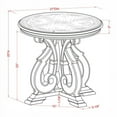 thumbnail image 3 of Home Square Adelman Wood End Table in Oak and Antique White - Set of 2, 3 of 8
