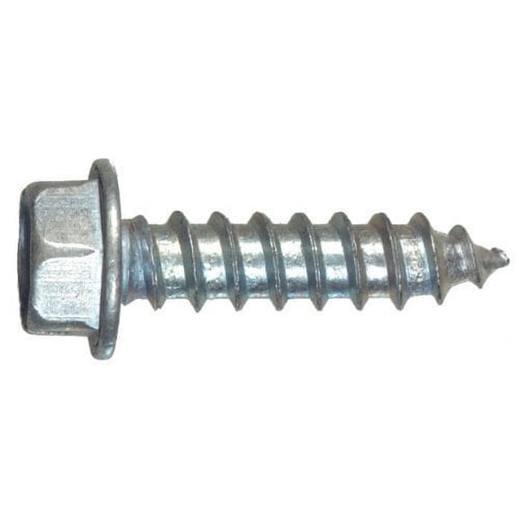 Hillman Sheet Metal Screws No. 8 X 3/4 " Hex Head/Slotted Hex Head Box 100