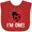 Red, variant on Inktastic First Birthday Ladybug 1 Year Old Girls Baby Bib