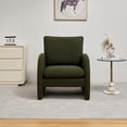 thumbnail image 3 of Gewnee Modern Sherpa Upholstered Accent Chair ,Leisure Comfy Single Sofa Chair for Living Room,, 3 of 12
